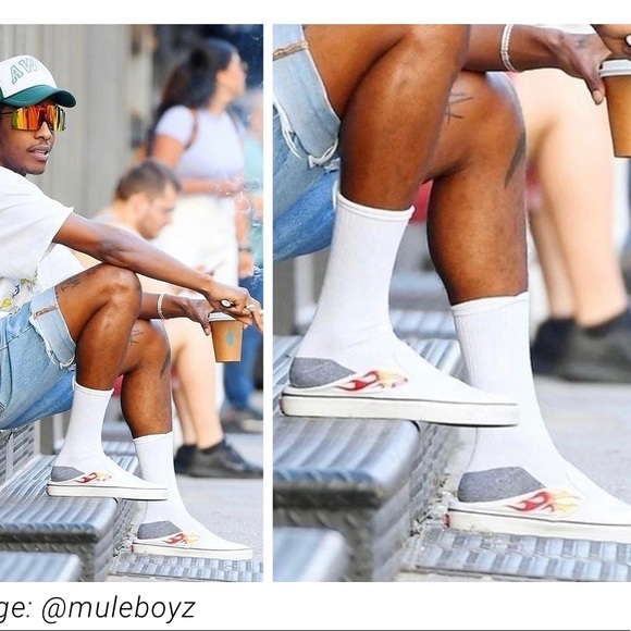 EUC A$AP Rocky - Vans slip on mules - Picture 2 of 6
